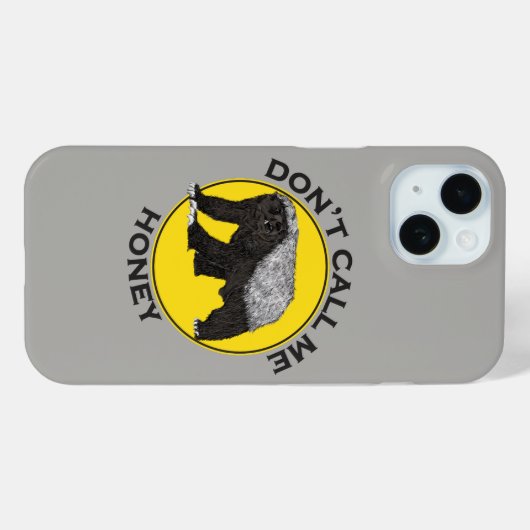 Honey Badger Case-Mate iPhone Hülle (Rückseite (Horizontal))