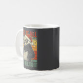 Honey Badger Christmas First Of All Im A Delight F Kaffeetasse (Vorderseite Links)