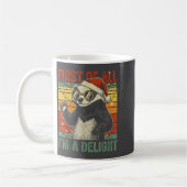 Honey Badger Christmas First Of All Im A Delight F Kaffeetasse (Links)