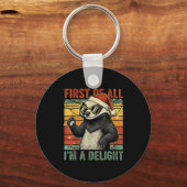 Honey Badger Christmas First Of All Im A Delight F Schlüsselanhänger (Vorderseite)