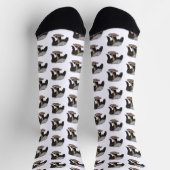 Honey Badger Cobra Snake Badass Socken (Oben)