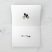 Honey Badger Cycling Funny Badass Cyclist Spaß C Karte (Innenseite)