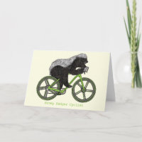 Honey Badger Cycling Funny Badass Cyclist Spaß C