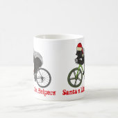 Honey Badger Cycling Funny Badass Festival Zitat Kaffeetasse (Mittel)