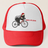 Honey Badger Cycling Funny Badass Festivals Slogan Truckerkappe (Vorderseite)