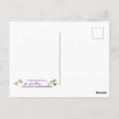 Honey Badger Cycling Funny Badass Festive Cyclist Postkarte (Rückseite)