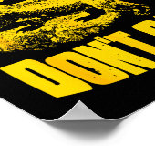 Honey Badger Don't Care  Poster (Ecke)