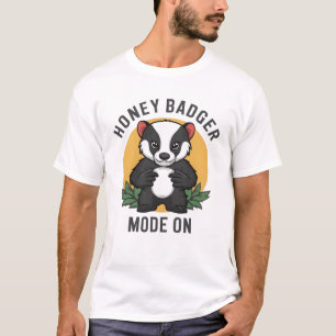Honey Badger Fearless Wildtiere T-Shirt