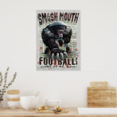 Honey Badger Football Poster (Küche)