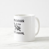 Honey Badger Gift Animal Honey Badger Lover Kaffeetasse (VorderseiteRechts)
