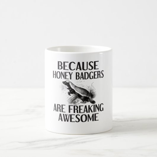 Honey Badger Gift Animal Honey Badger Lover Kaffeetasse (Mittel)
