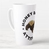 Honey Badger hat Attitude Milchtasse (Linke Ecke)