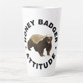 Honey Badger hat Attitude Milchtasse