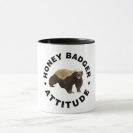 Honey Badger hat Attitude Tasse