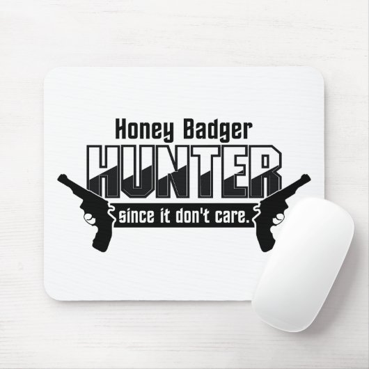 Honey Badger Hunter Custom Mousepad (Mit Mouse)