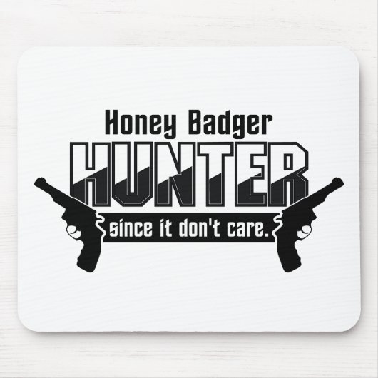 Honey Badger Hunter Custom Mousepad (Vorne)