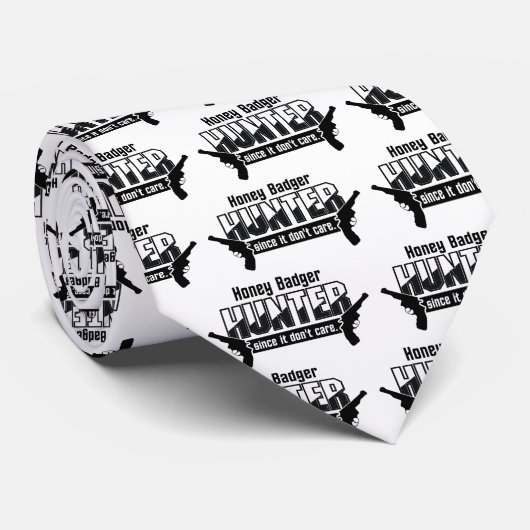 Honey Badger Hunter Krawatte (Gerollt)