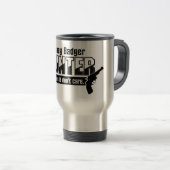 Honey Badger Hunter Tasse - wählen Sie Stil & Farb (VorderseiteRechts)