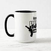 Honey Badger Hunter Tasse - wählen Sie Stil & Farb (Links)