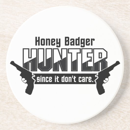 Honey Badger Hunter Untersetzer (Vorne)