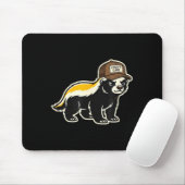Honey Badger I Don't Care Trucker Funny Animal Art Mousepad (Mit Mouse)