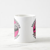 Honey Badger komisches Badass Zitat Kaffeetasse (Mittel)