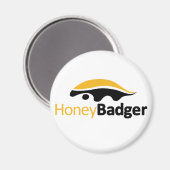Honey-Badger-Logo Magnet (Vorderseite/Rückseite)