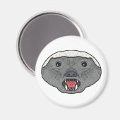 Honey Badger Magnet (Vorderseite/Rückseite)