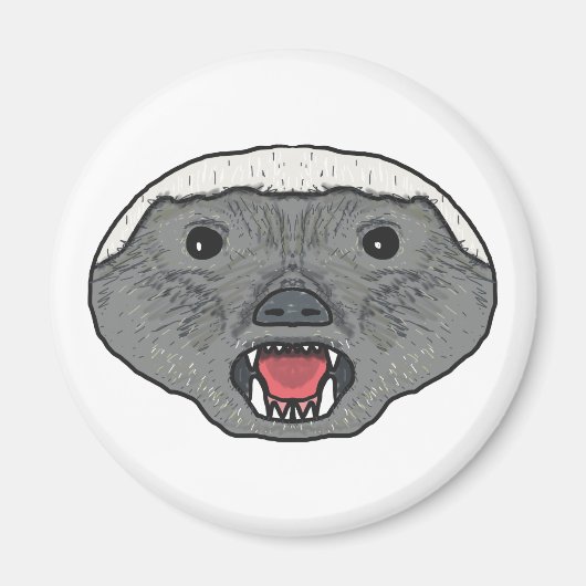 Honey Badger Magnet (Vorne)