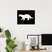 Honey Badger Poster (Heimbüro)