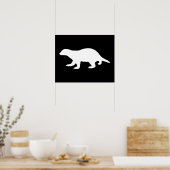 Honey Badger Poster (Küche)
