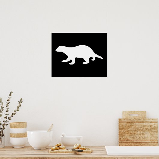 Honey Badger Poster (Küche)