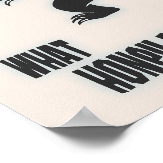 Honey Badger Poster (Ecke)