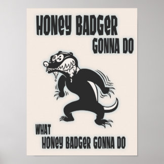 Honey Badger Poster