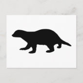 Honey Badger Postkarte (Vorderseite)