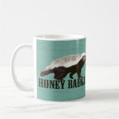 Honey Badger Profilansicht Kaffeetasse (Links)