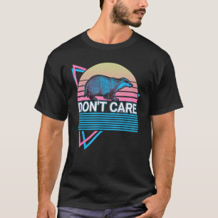 Honey Badger Retro Keine Sorge T-Shirt