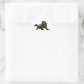 Honey Badger Runder Aufkleber (Tasche)