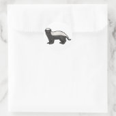 Honey Badger Runder Aufkleber (Tasche)