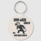 Honey Badger Schlüsselanhänger (Vorderseite)