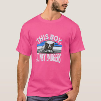 Honey Badger Shirt Boys Honey Badger Lover Honey B