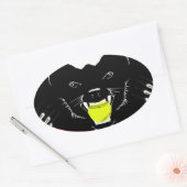 Honey Badger Softball Ovaler Aufkleber (Umschlag)