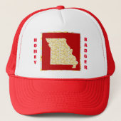 HONEY BADGER TRUCKERKAPPE (Vorderseite)