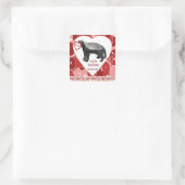 Honey Badger Valentine's Day Stickers (Tasche)