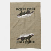 Honey Badger Wild Animal Handtuch (Vertikal)