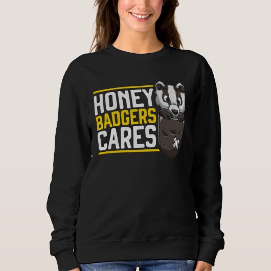 Honey Badger  Wildlife Animal Ratel  19 Sweatshirt (Vorderseite)