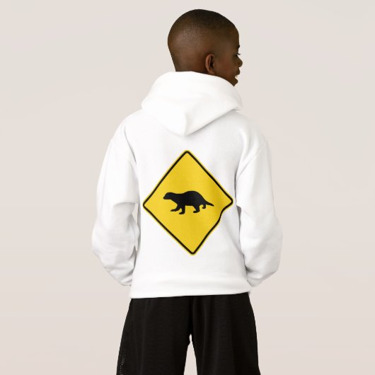Honey Badger XING Hoodie (Schwarz voll)