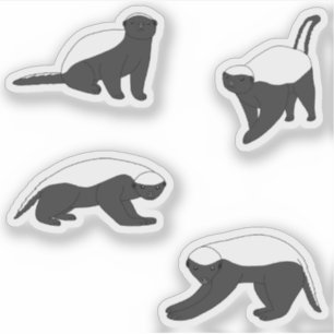 Honey Badgers Aufkleber
