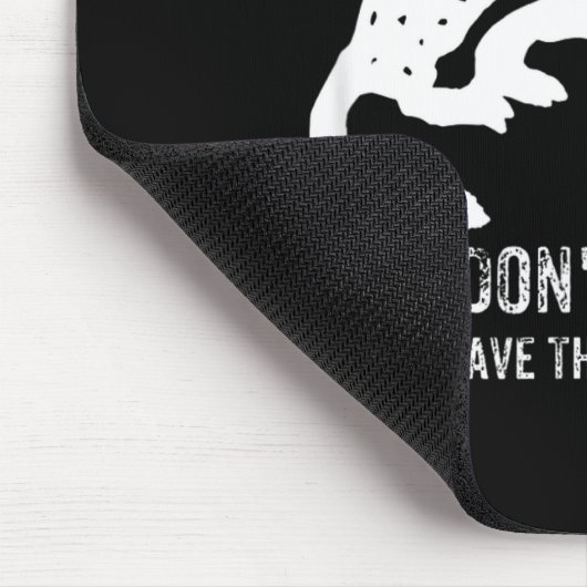 Honey Badgers Don't Care S  Mousepad (Ecke)