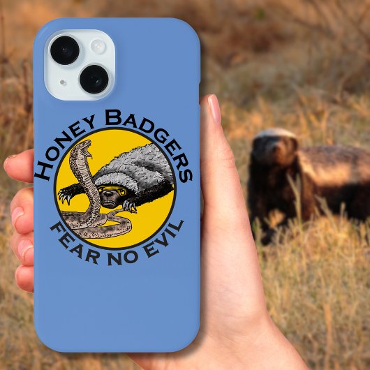 Honey Badgers fürchten keinen bösen Zitat Case-Mate iPhone Hülle